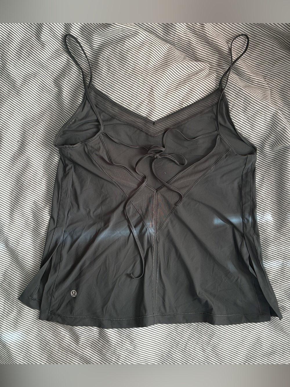 lululemon athletica Black Strappy Camisole Slip